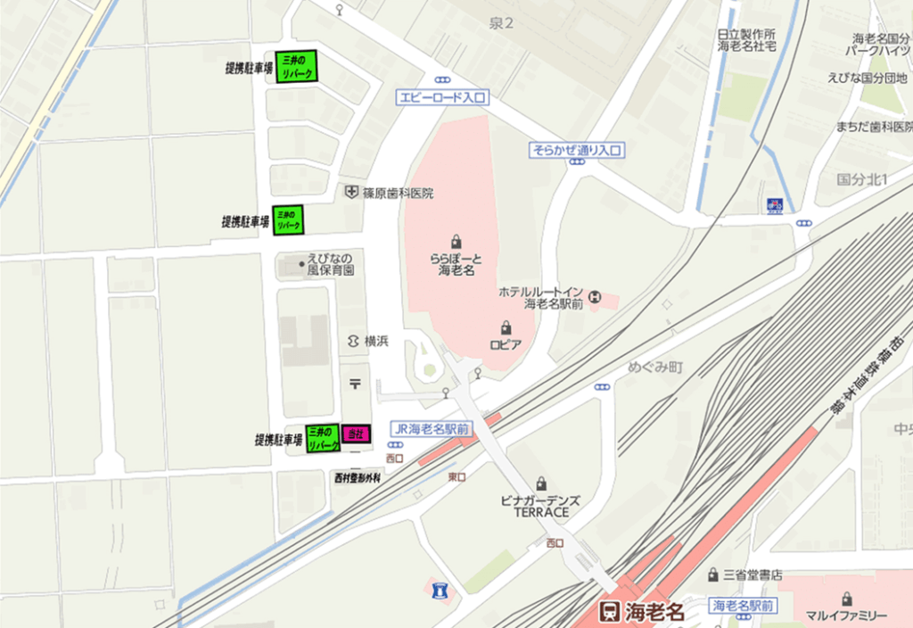 相模ダイワ海老名営業所(同ダイワホーム海老名支店)地図